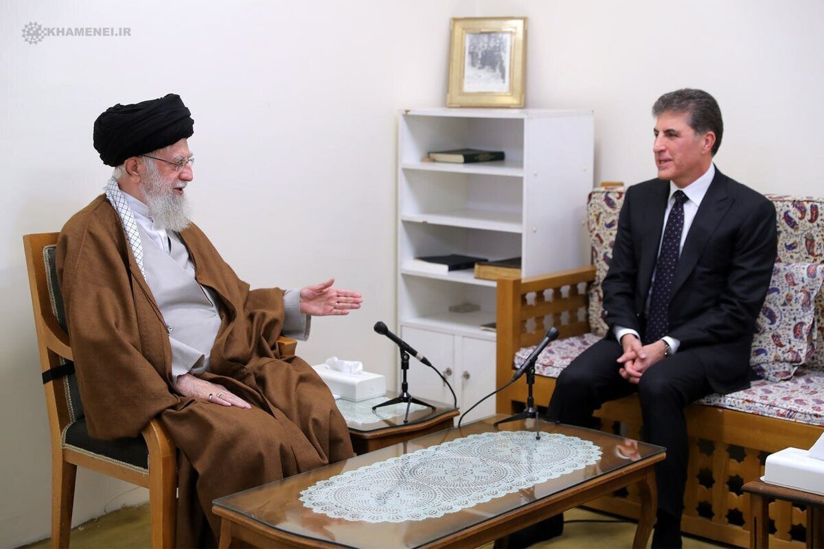 بارزانی: پس از دیدار با آیت‌الله خامنه‌ای فهمیدم روابط میان ایران و اقلیم کُردستان، به طور قابل توجهی بهبود یافته است