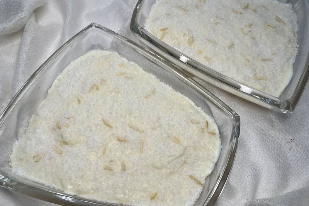 طرز تهیه دسر برفی در خانه + فیلم