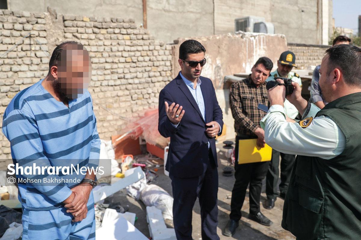 قاتلی که چند سال قبل تا پای چوبه دار رفته بود در بازسازی صحنه قتل تازه‌اش: من جانی نیستم!