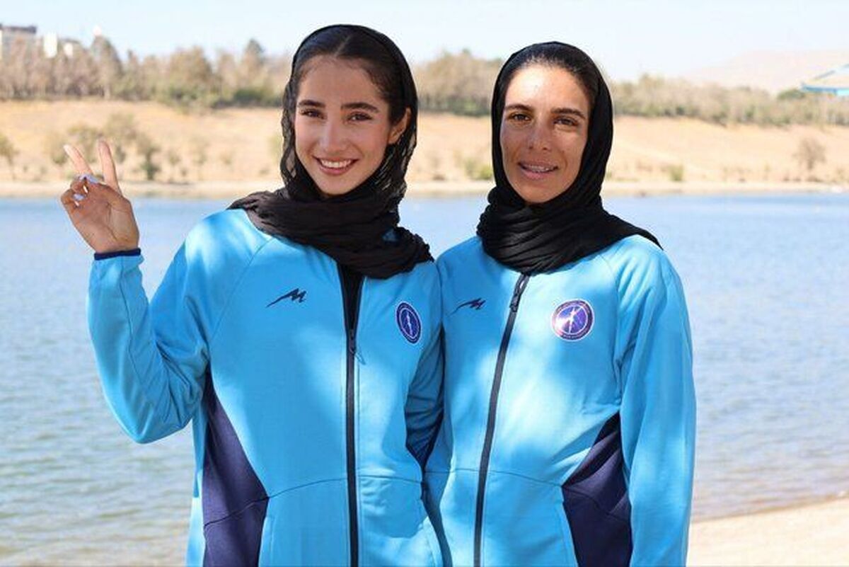 کسب مدال طلای قهرمانی آسیا توسط تیم رویینگ دونفره زنان ایران