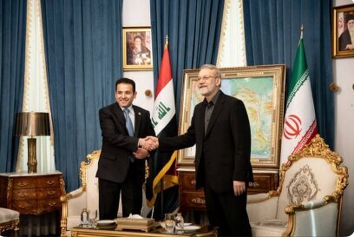 دیدار لاریجانی با مشاور امنیت ملی جمهوری عراق