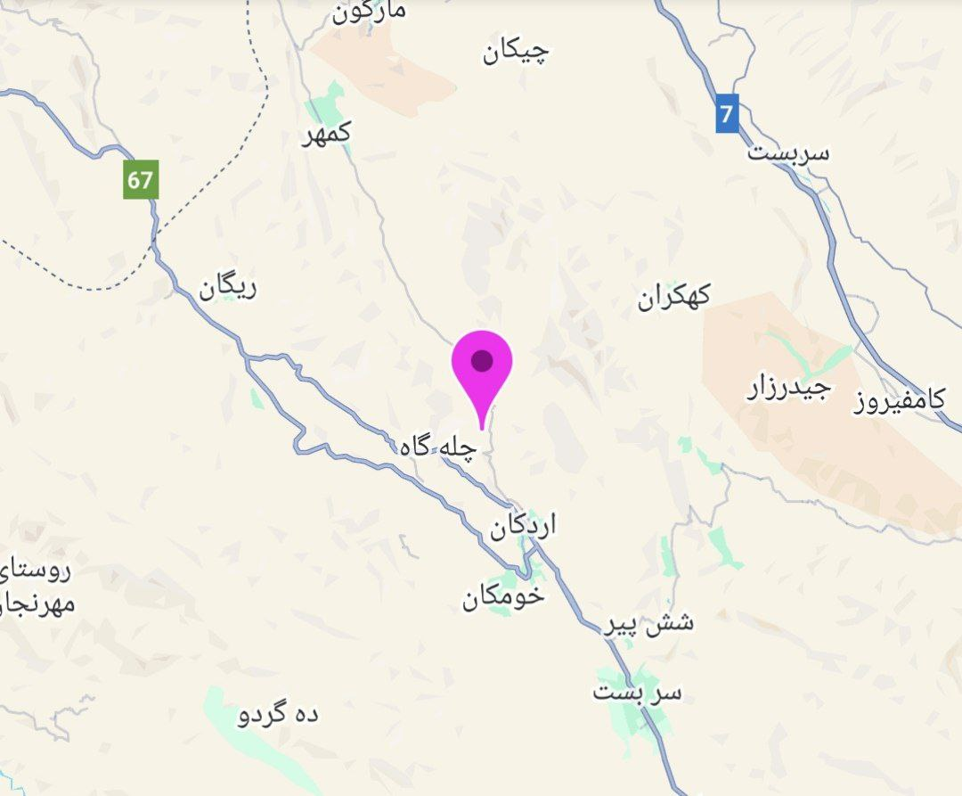 زلزله نسبتا شدید در سپیدان فارس در حوالی شیراز (۲۹ مهر ۱۴۰۴)
