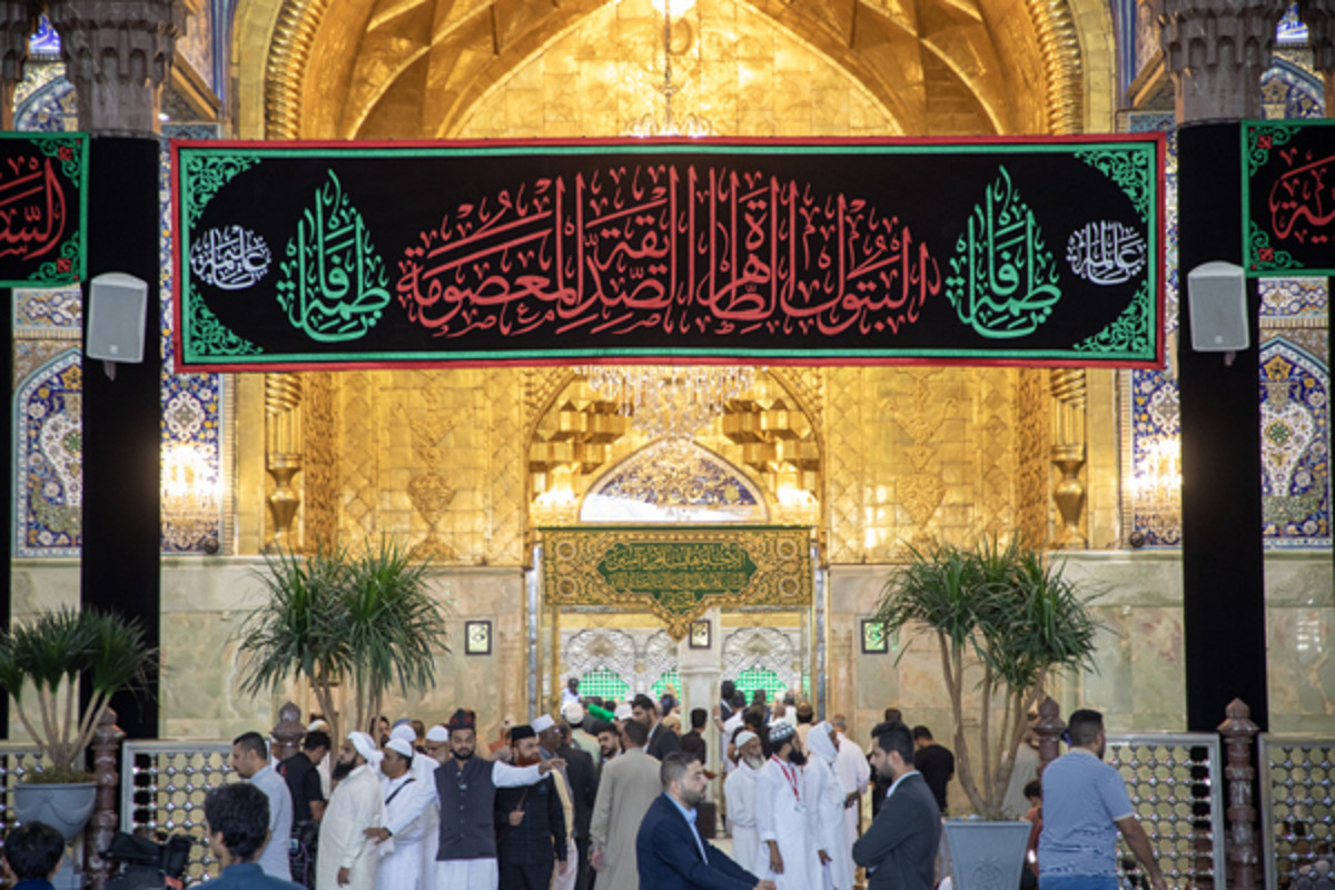 کربلا در آستانه ایام فاطمیه سیاهپوش شد