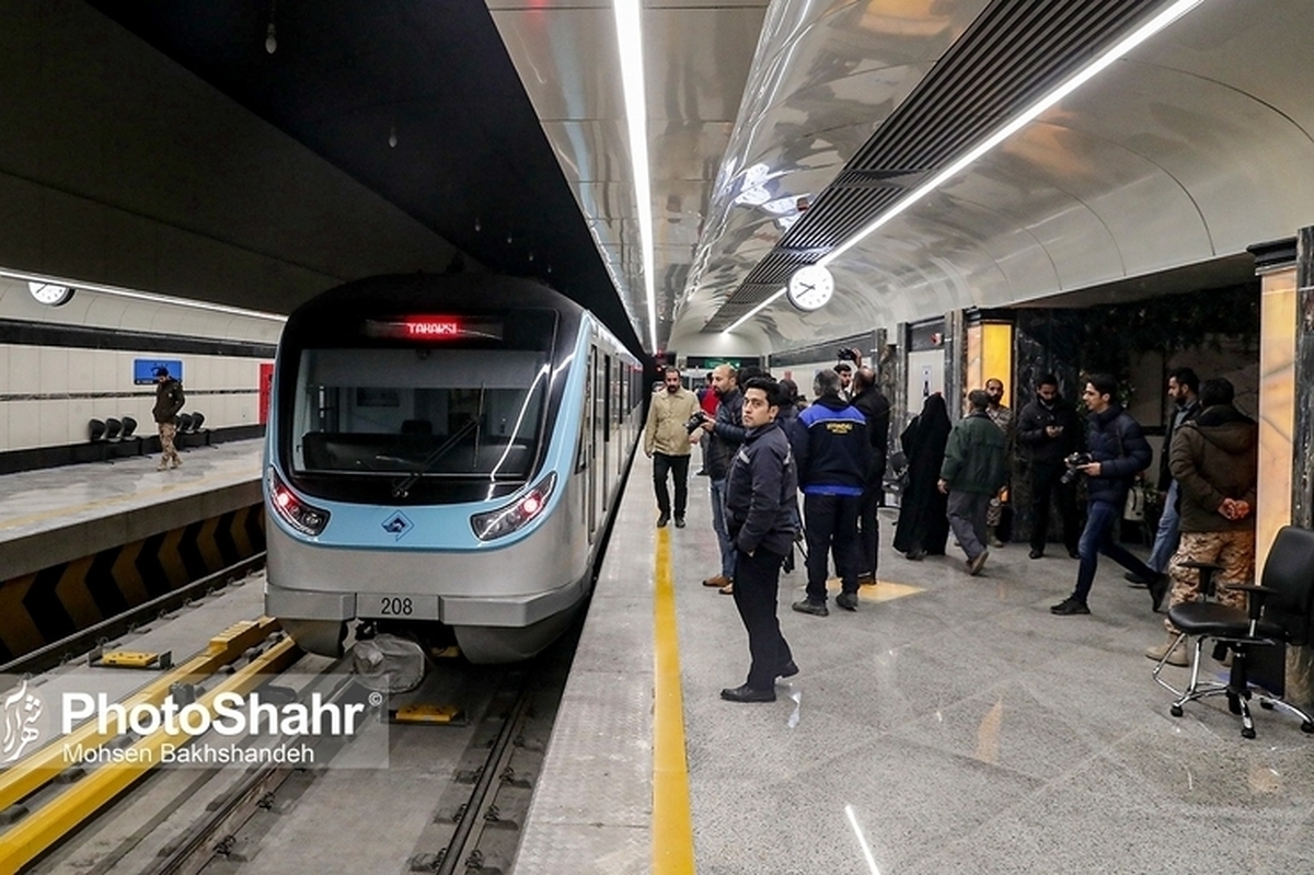 ثبت نزدیک به ۹ میلیون تردد از طریق خطوط متروی مشهد در شهریور ۱۴۰۴
