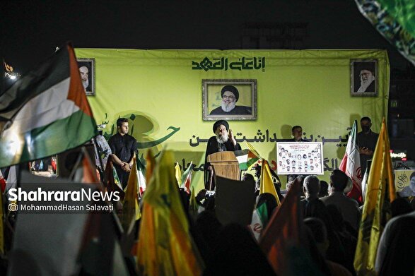 امام جمعه بغداد در مشهد: بر عهدی که با شهید سید حسن نصرالله بسته‌ایم، پایبندیم + فیلم