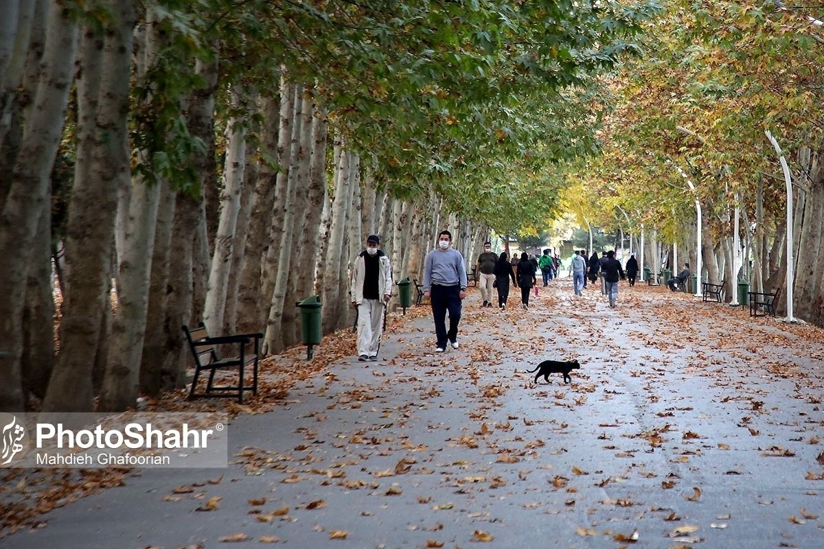 پیش‌بینی هواشناسی مشهد و خراسان رضوی امروز (چهارشنبه، ۹ مهر ۱۴۰۴) | تداوم روند کاهش دما تا اواسط هفته آینده 