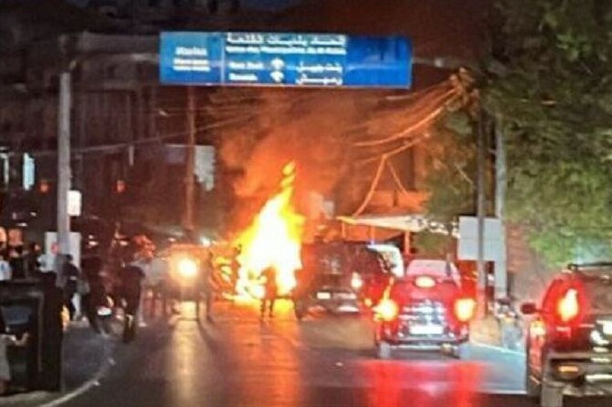 حمله پهپادی به خودرویی در جنوب لبنان | یک نفر به شهادت رسید + عکس (۹ مهر ۱۴۰۴)