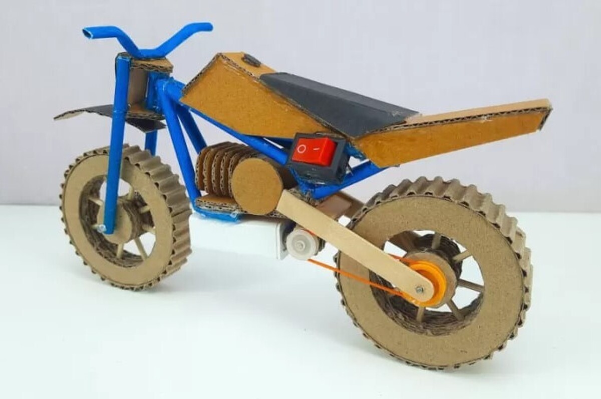 ویدئو آموزش کاردستی | موتورسیکلت