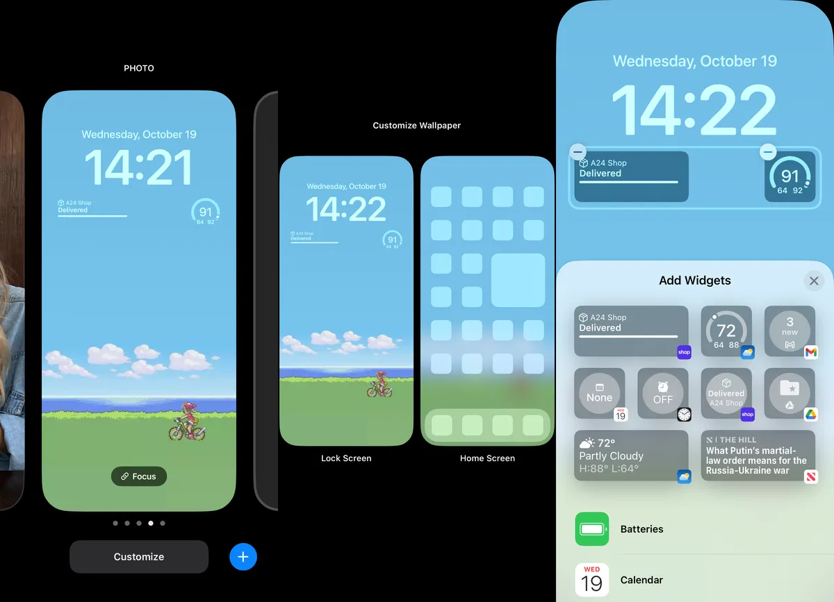 تنظیمات گوشی آیفون