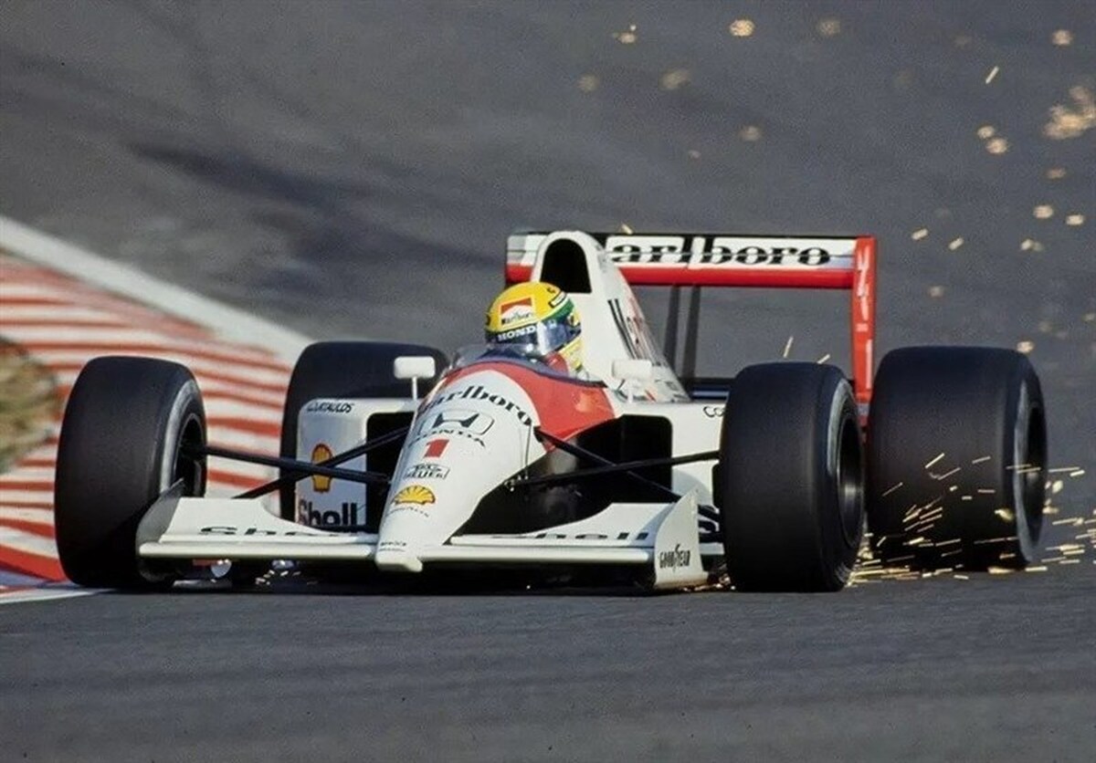 حراج خودروی آیرتون سنا در فرمول یک