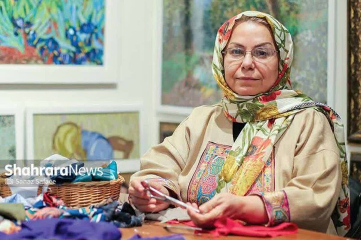 هنرِ التیام تنهایی | گلبهار حیاتی چگونه با تکه‌پارچه‌ها زندگی دوباره ساخت؟