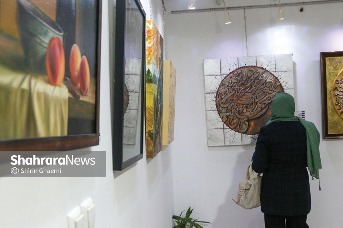 تولید اثر هنری؛ خلاقیت و استعداد درکنار داشتن امکانات | نگاهی به نمایشگاه نقاشی «برگ ریزان» در نگارخانه حامی مشهد
