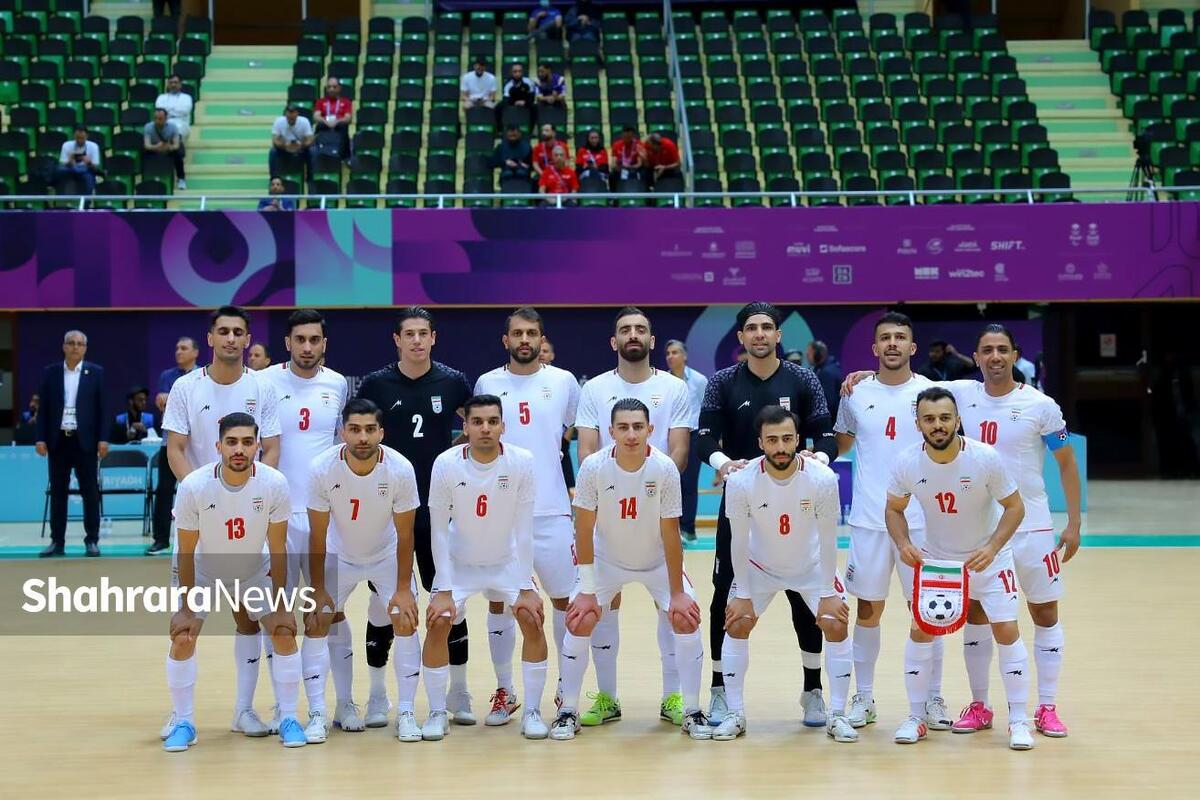 نتیجه و ویدیوی خلاصه بازی فوتسال ایران و تاجیکستان (۱۷ آبان ۱۴۰۴) | صعودی که شیرین نبود