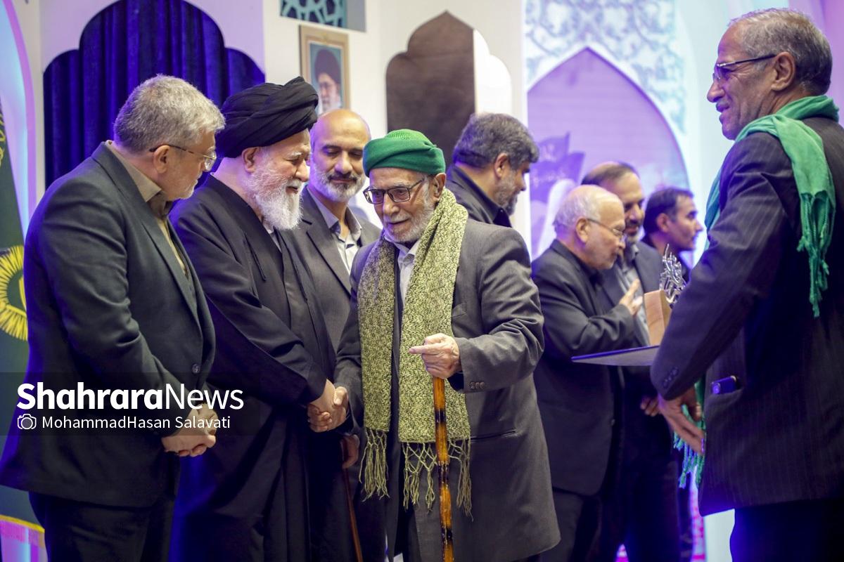 گزارش تصویری | آیین افتتاحیه بیست‌ودومین اجلاس بین‌المللی پیرغلامان حسینی در حرم مطهر رضوی