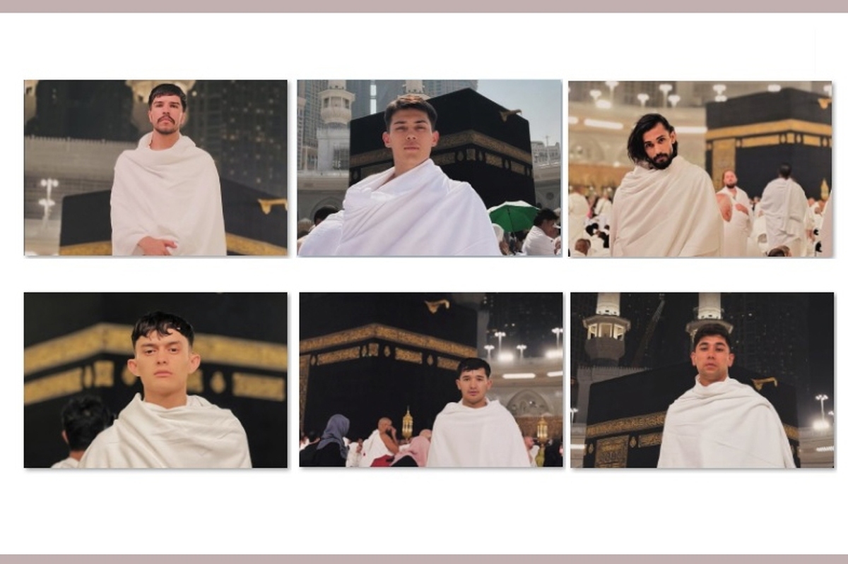 عکس‌هایی از بازیکنان تیم ملی فوتسال افغانستان در مکه