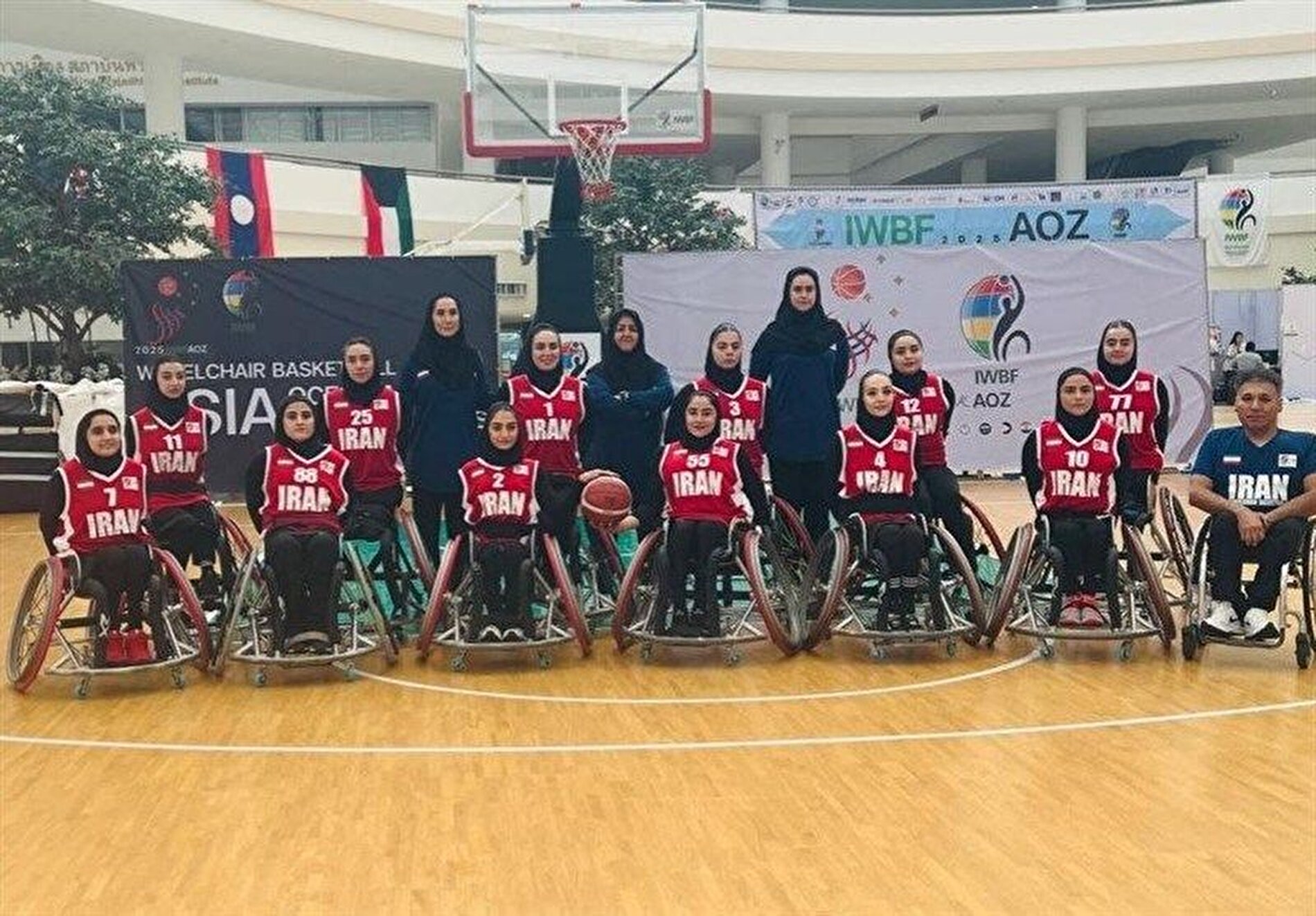 برتری تیم ملی بسکتبال با ویلچر بانوان ایران مقابل هند