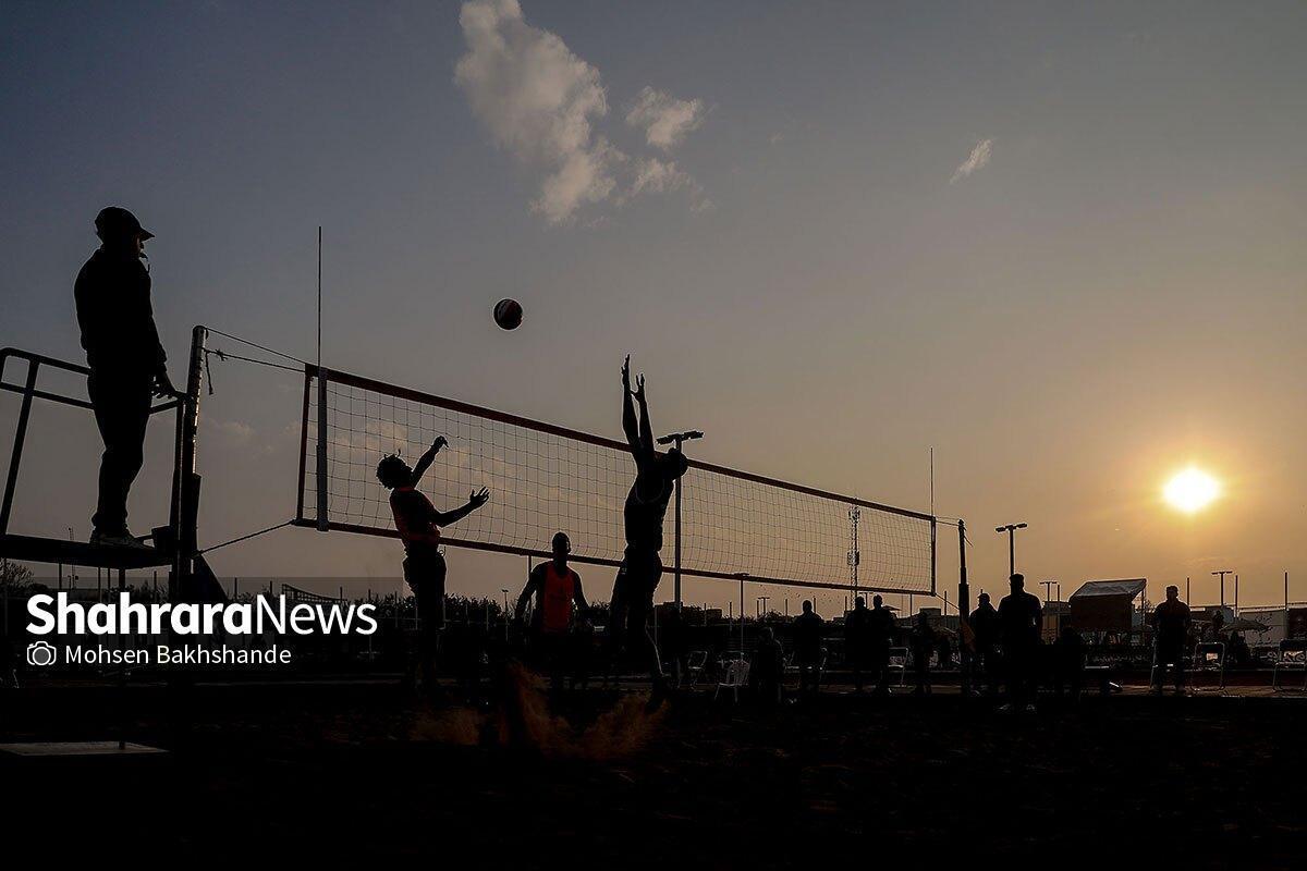 استقلال مشهد در گروه A لیگ برتر والیبال ساحلی