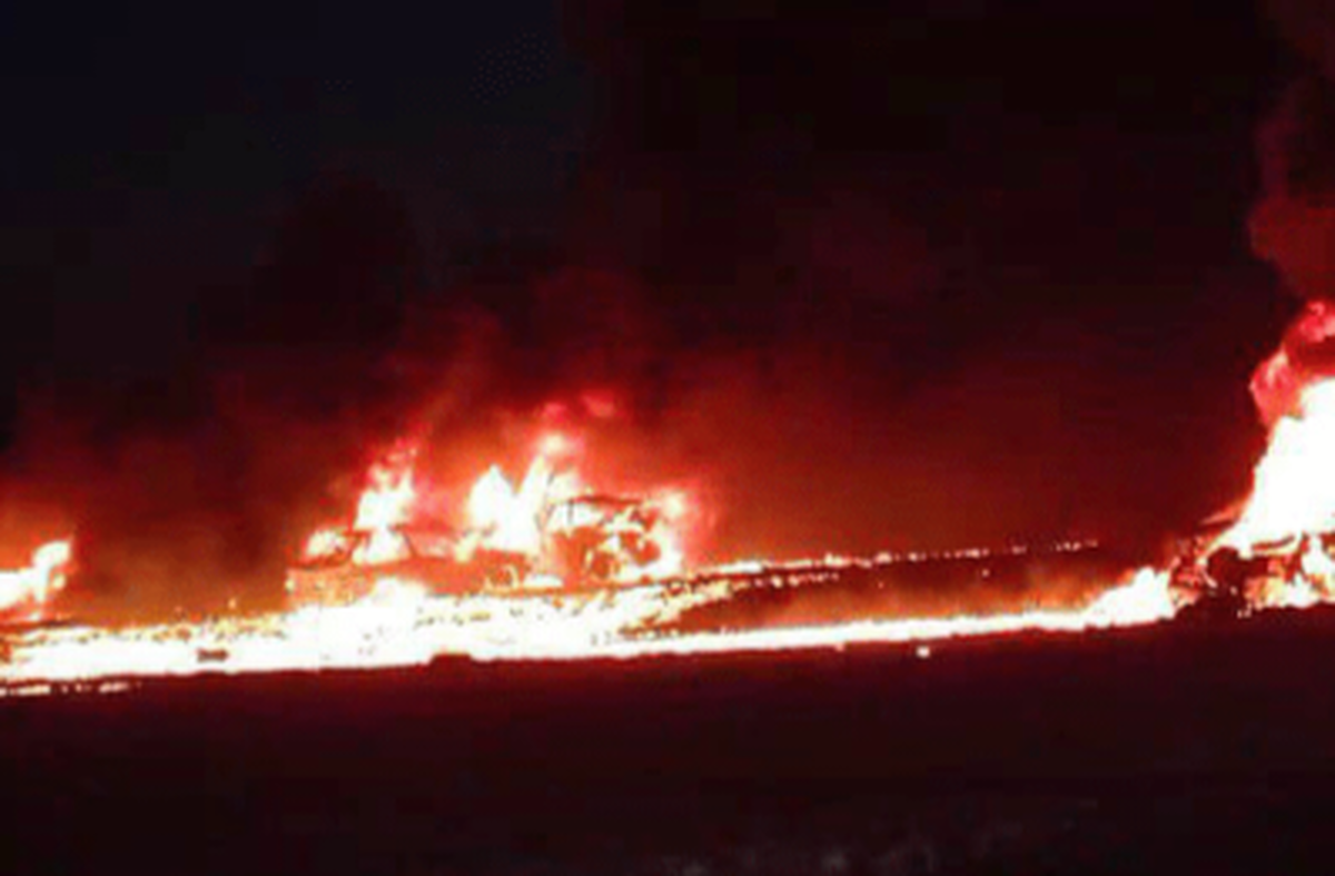 ۸ کشته در آتش‌سوزی برخورد خودروی حامل سوخت قاچاق در جنوب کرمان (۲۳ آبان ۱۴۰۴)