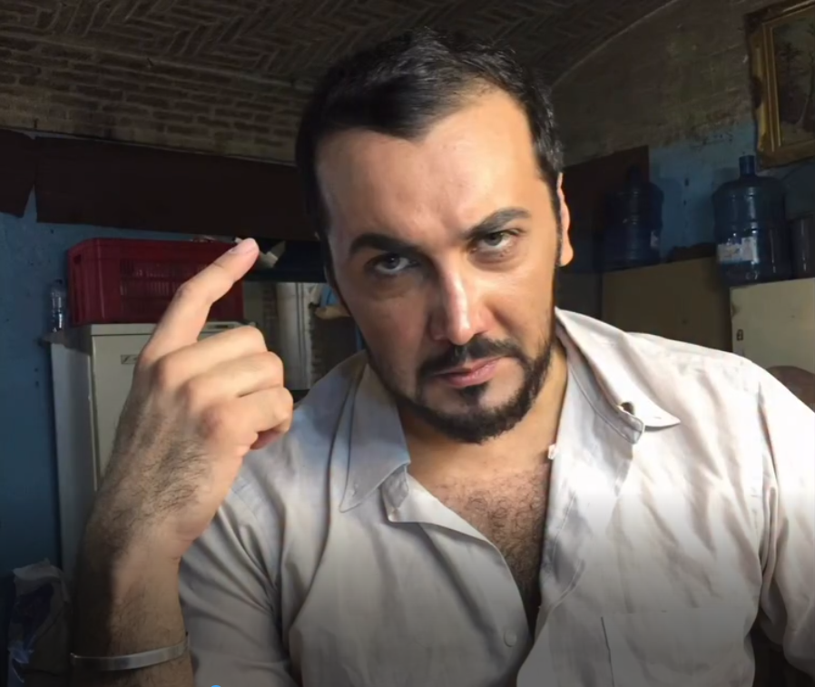 گریم متفاوت «حسام نواب صفوی» برای فیلم جدیدش + عکس