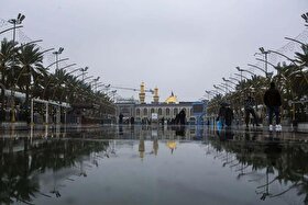 ویدئو| بارش باران در کربلای معلی