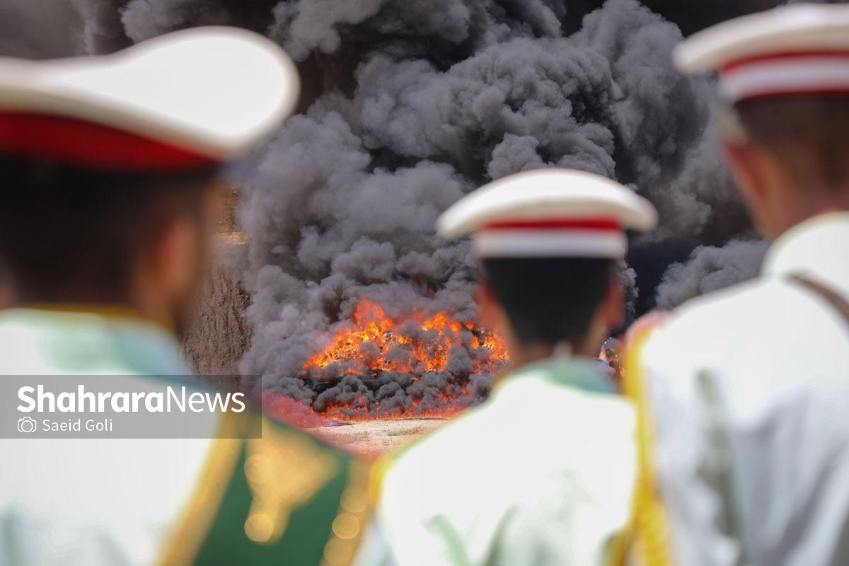 ۲۰ تن موادمخدر با دستور رادان امحا شد (۲۶ آبان ۱۴۰۴) + فیلم