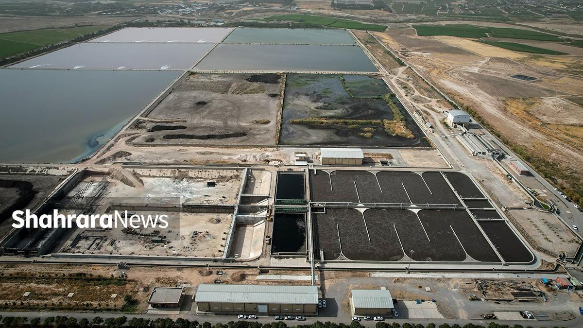 گزارش تصویری | فاز توسعه تصفیه خانه شماره دو غرب مشهد (پرکندآباد)