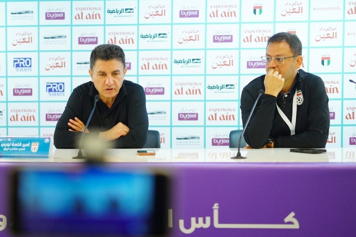 قلعه‌نویی: هدف ما در تورنمنت العین پیشرفت بود، نه نتیجه