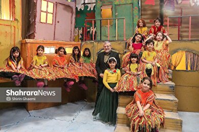 گزارش تصویری | بازدید شهردار مشهد از پشت‌صحنه فیلم سینمایی «کاکا لوتی»