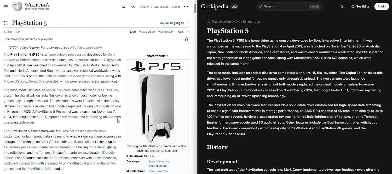 آیا گراکی‌پدیای ایلان ماسک یک کپی از ویکی‌پدیاست یا یک ارتقای بزرگ؟