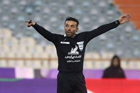 کاظمی، داور بازی تراکتور - پرسپولیس شد