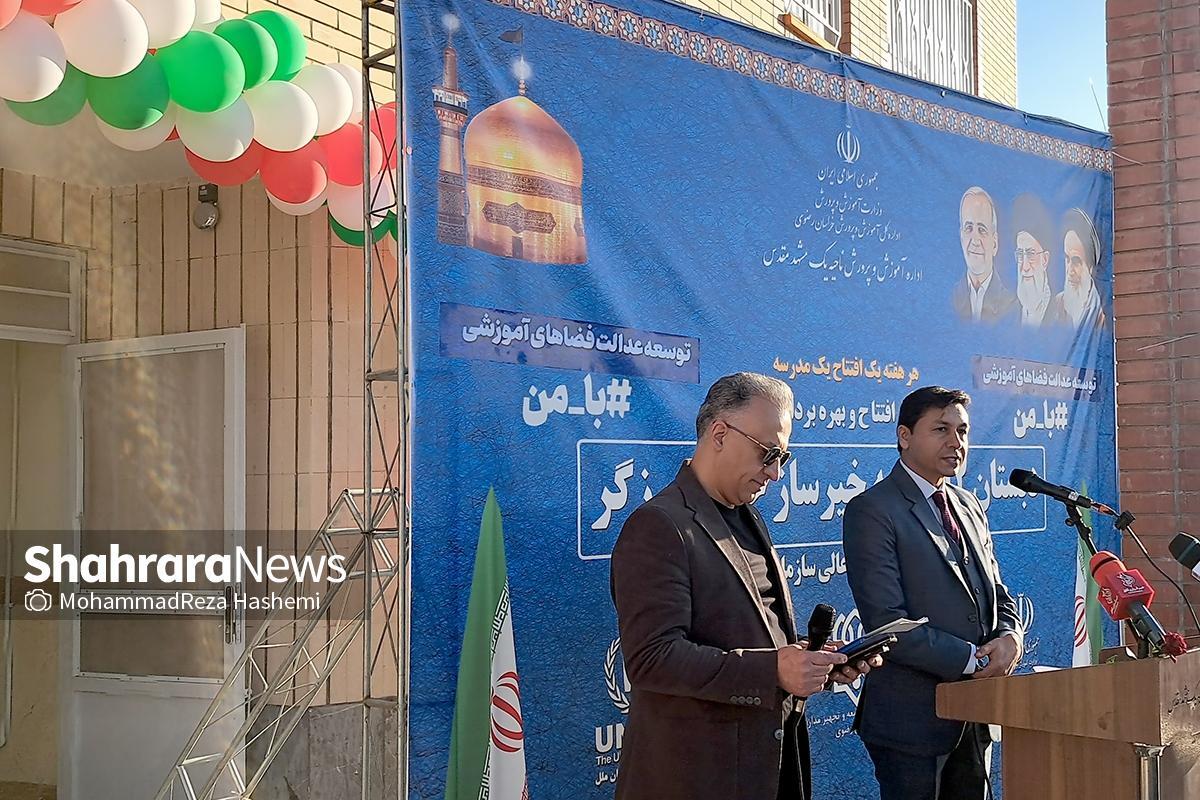رییس دفتر کمیساریای عالی سازمان ملل متحد در مشهد: ایران الگوی درخشان میزبانی از مهاجران است