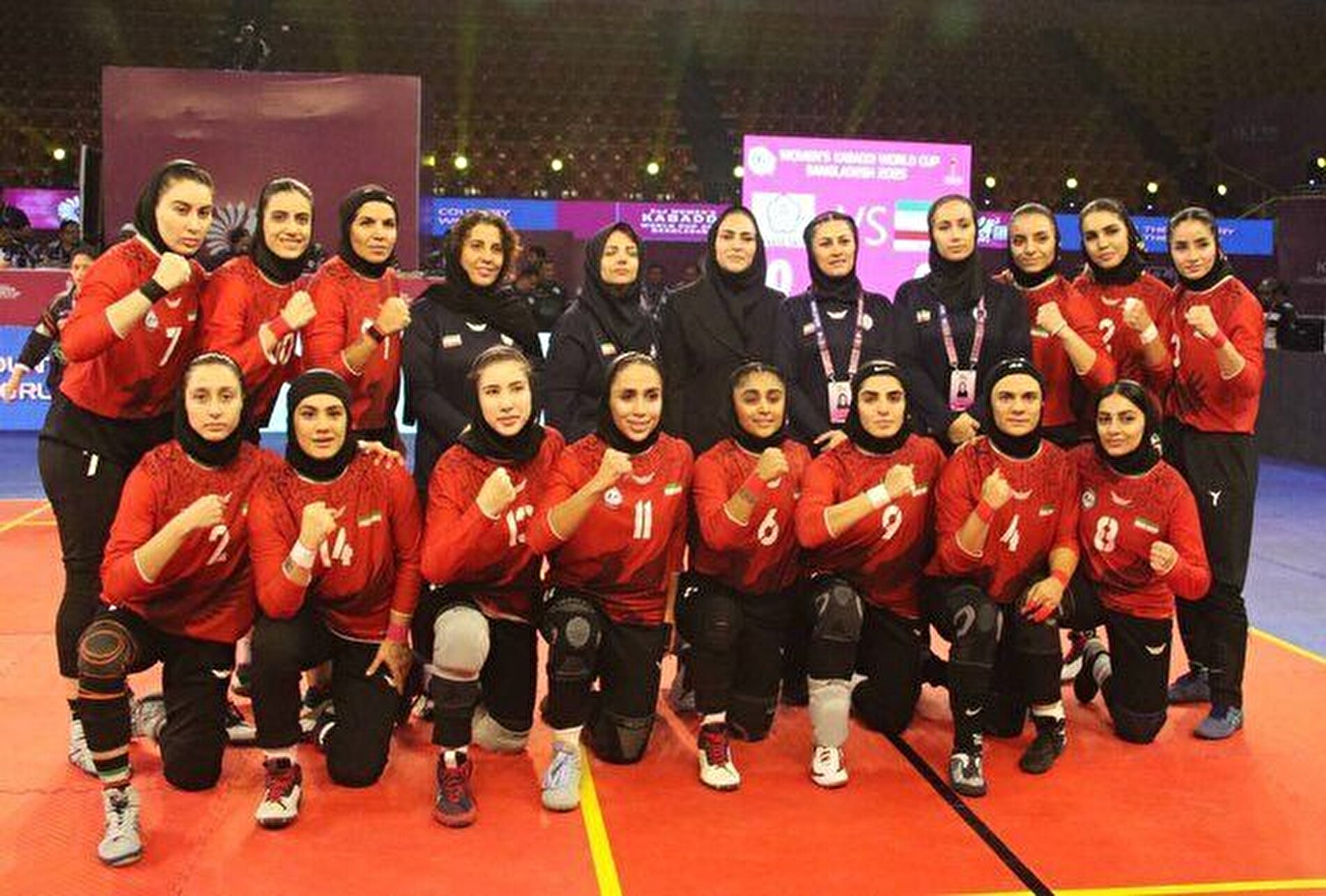 تیم ملی کبدی زنان به نیمه نهایی قهرمانی جهان صعود کرد