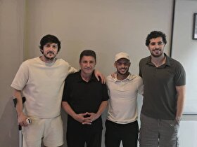 دیدار امیر قلعه‌نویی با سه لژیونر ایرانی در لیگ امارات