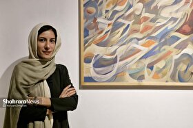 ظرفیت بالای نستعلیق در نگاه بانوی هنرمند مشهدی | نقاشی‌خط، یک هنر جهانی است