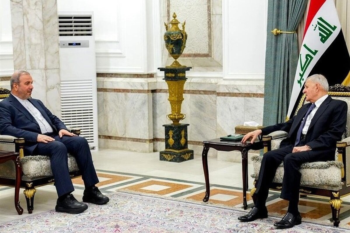 تأکید رئیس‌جمهور عراق بر تقویت روابط با ایران