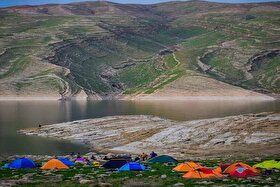 ویدئو| نمایی زیبا از دریاچه سیمره