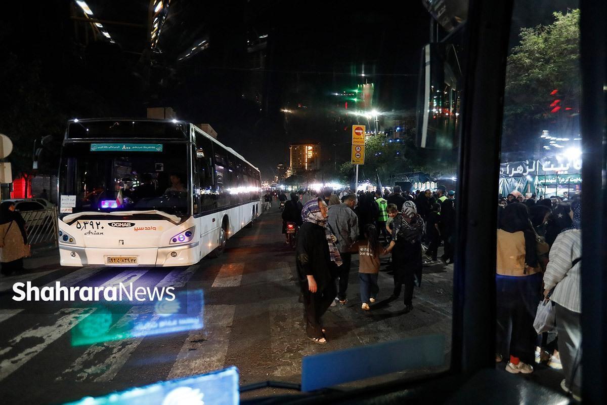 سرویس‌دهی صلواتی ناوگان اتوبوس‌رانی مشهد در سالروز ولادت حضرت زهرا (س) (۲۰ آذر ۱۴۰۴)