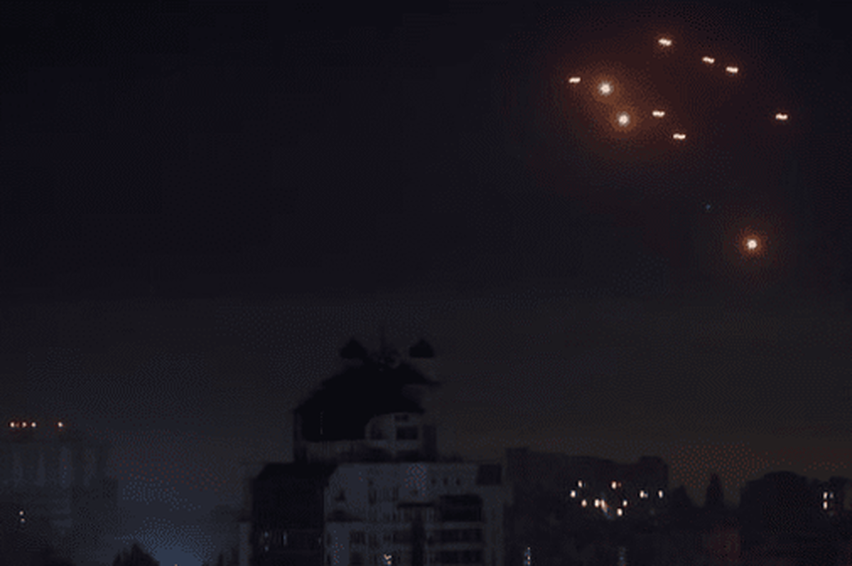 جنگ شبانه پهپادی روسیه و اوکراین بالا گرفت