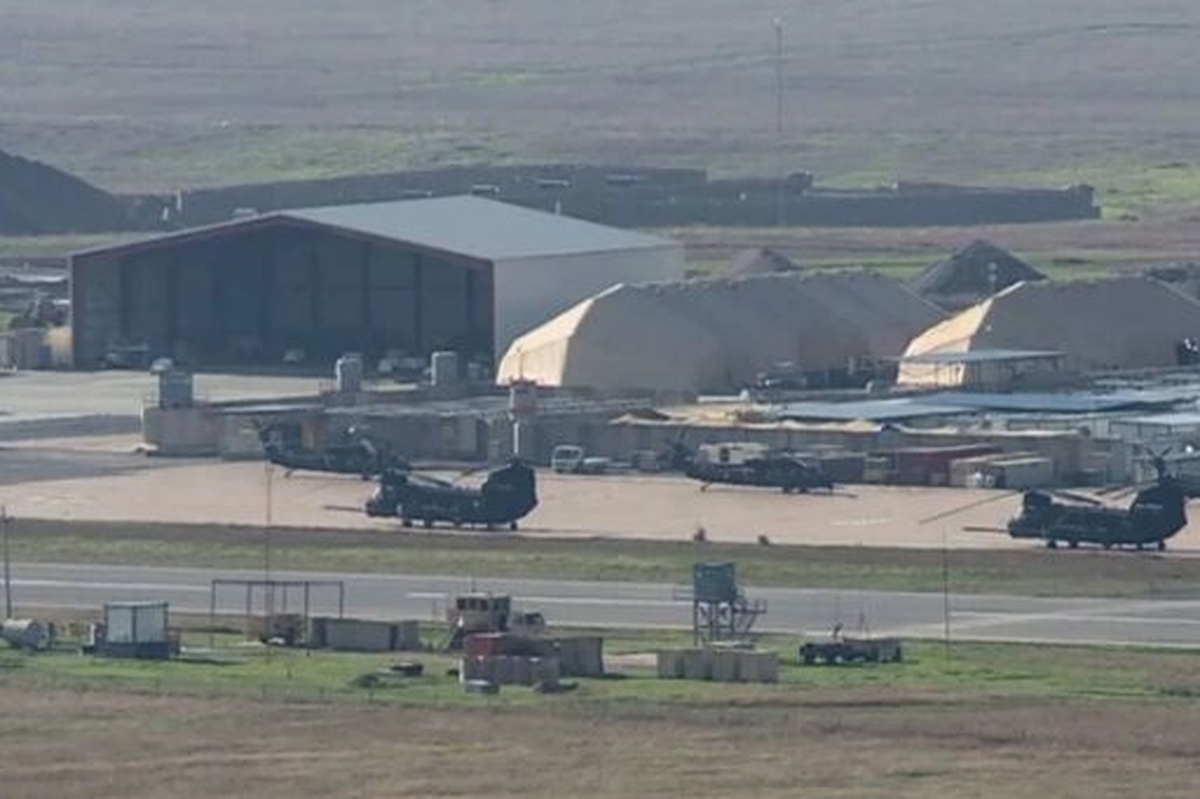 یک بالگرد آمریکایی در اطراف پایگاه الحریر در عراق فرود اضطراری کرد