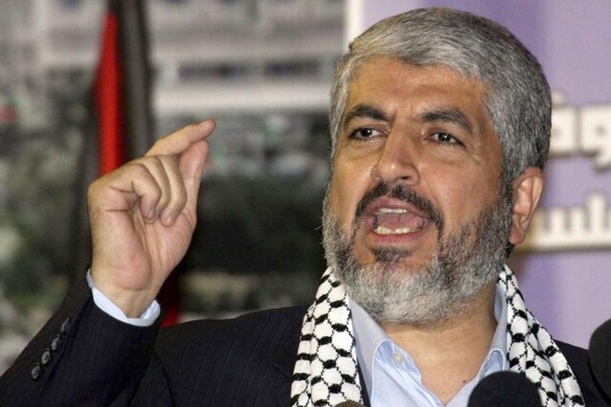 موضع حماس درباره بحث سلاح و اداره غزه، از سوی خالد مشعل اعلام شد