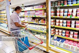 شیر گران می‌شود؟ | گزارشی از کمبود شیر پاکتی در فروشگاه‌های سطح شهر مشهد