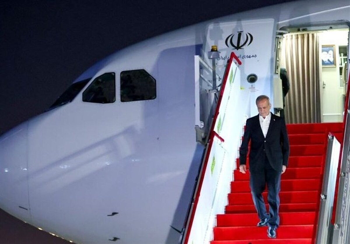 پزشکیان وارد قزاقستان شد (۱۹ آذر ۱۴۰۴)