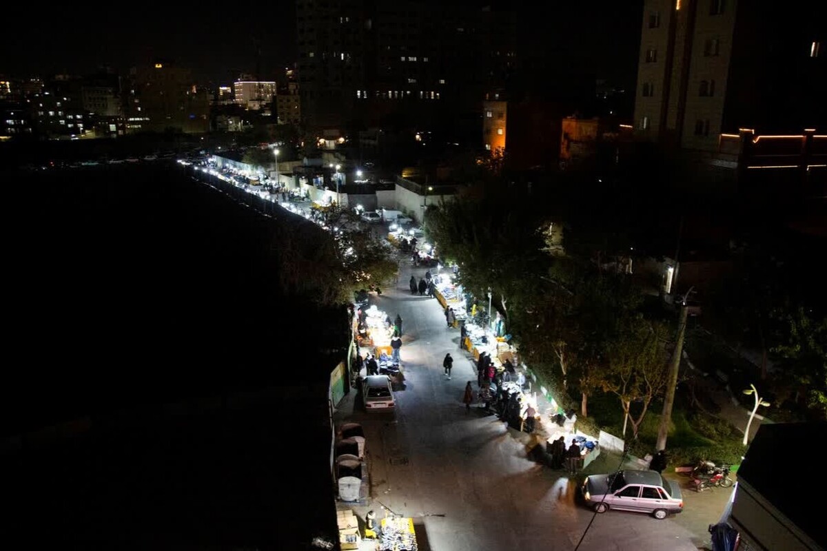 جابجایی شب‌بازار طبرسی مشهد با هدف ارتقای نظم، زیباسازی و کاهش ترافیک شهری