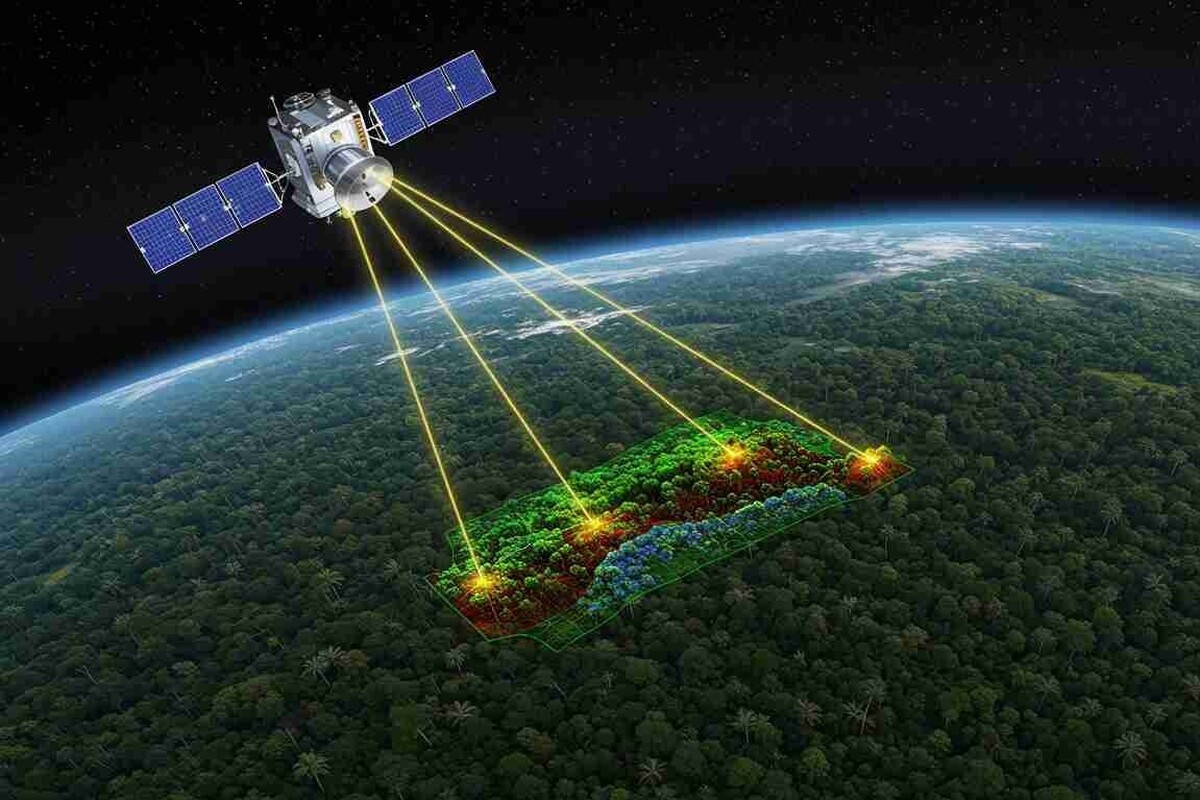فناوری فضایی در خدمت مهار حریق | پایش آتش‌سوزی جنگل‌های هیرکانی با ماهواره‌های ایرانی و اروپایی