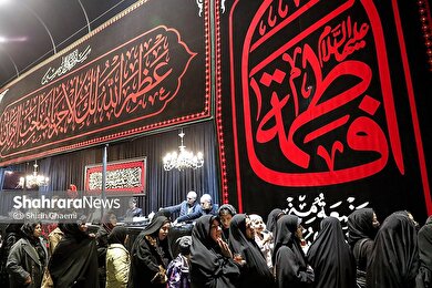 گزارش تصویری | موکب های سطح شهر مشهد در آستانه شهادت حضرت زهرا (س)