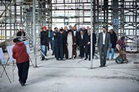 بازدید آیت الله علم الهدی از پروژه‌های عمرانی رواق امیرالمومنین و امام حسین (علیهماالسلام)