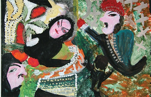 درباره مکرمه قنبری، هنرمند نقاش | مادر رنگ ها درباره مکرمه قنبری، هنرمند نقاش | مادر رنگ ها