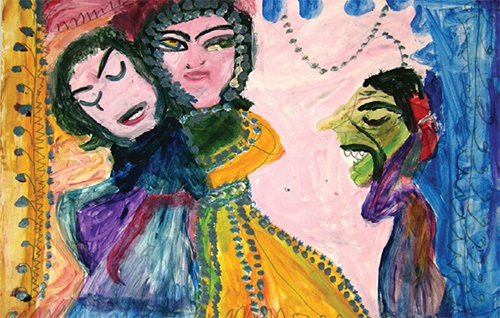 درباره مکرمه قنبری، هنرمند نقاش | مادر رنگ ها درباره مکرمه قنبری، هنرمند نقاش | مادر رنگ ها