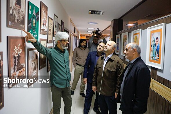 گزارش تصویری | بازدید معاون رسانه‌ای و تبلیغات وزارت فرهنگ و ارشاد اسلامی از موسسه فرهنگی شهرآرا