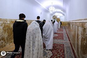 همزمان با شب و روز میلاد حضرت فاطمه زهرا (س) ۱۰۵۰ زوج زندگی مشترک را در جوار امام رضا (ع) آغاز کردند